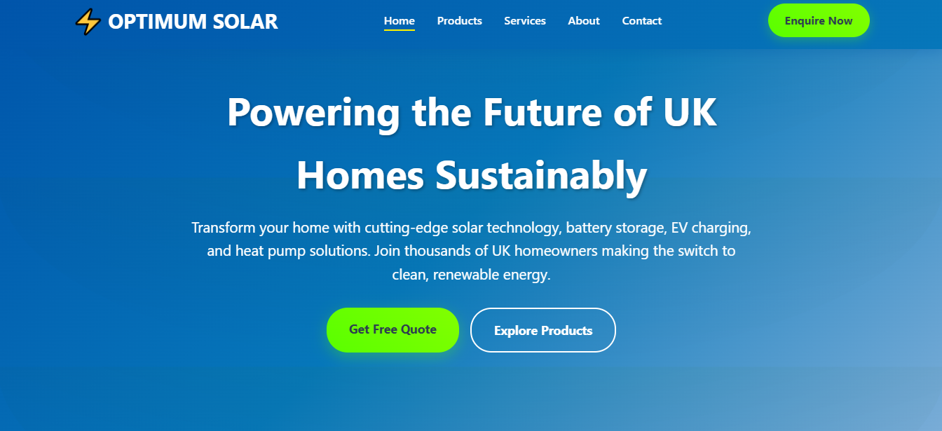 Optimum Solar Platform